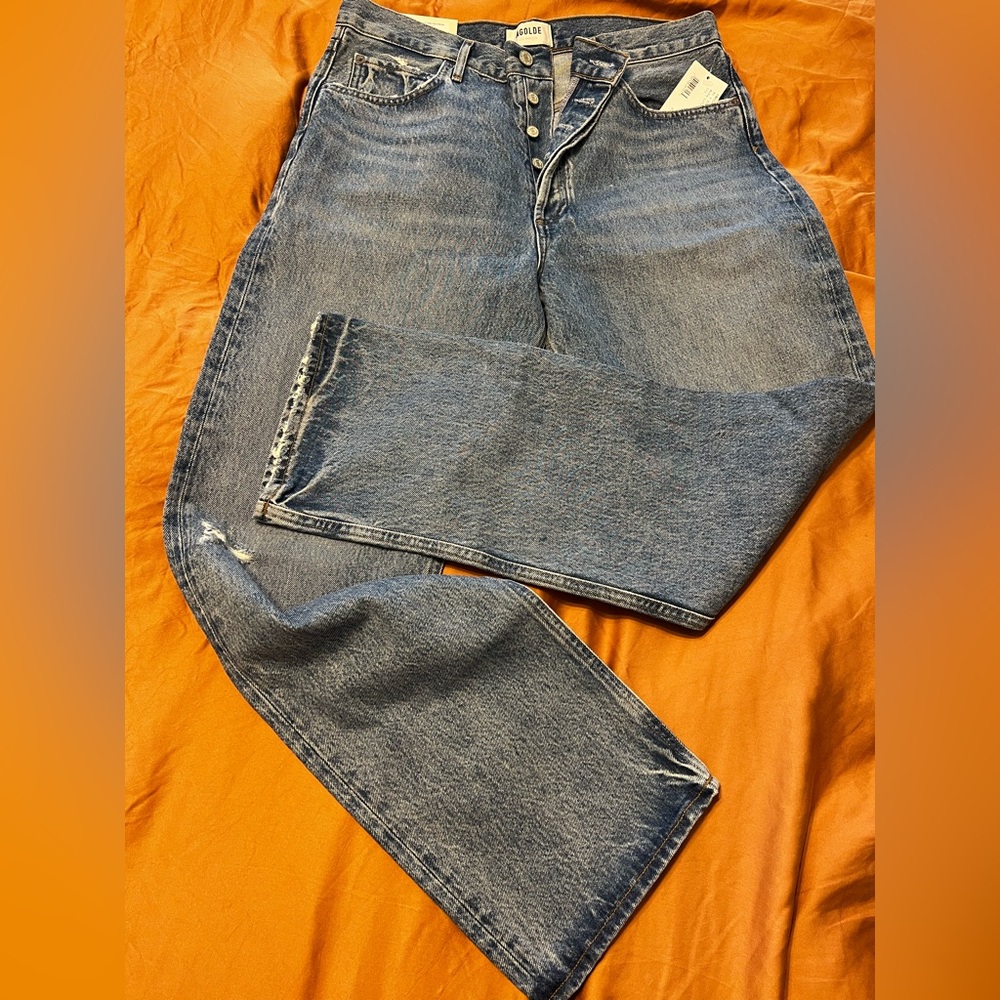 NWT Agolde 90’s Pinch Waist Denim Jeans. Sz 30